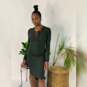 Green Bodycon Dress